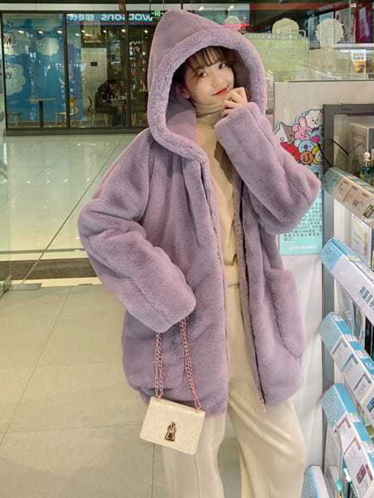 Street Fashion Hong Kong - Automne hiver surdimensionné doux épaissi manteau