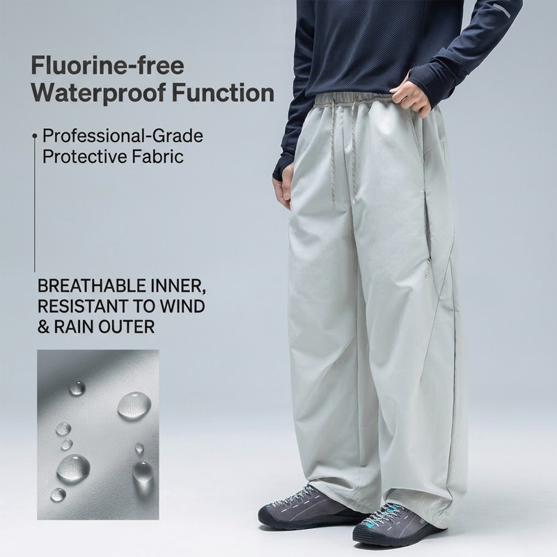 Cargo Pant Wide - Pantalon Softshell Unisexe Imperméable – Convertible