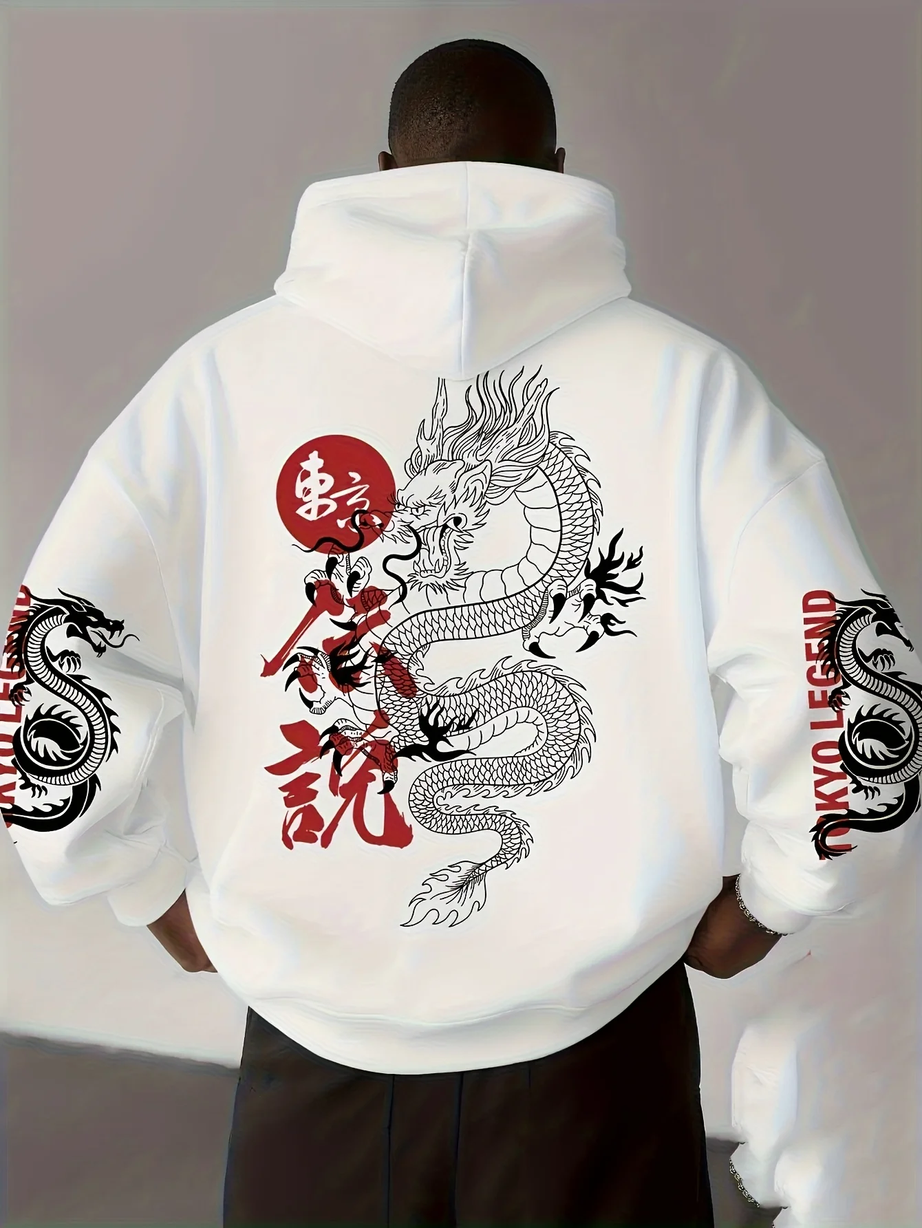 Street Fashion Tokyo - Sweat-shirt à capuche chaud pour homme,