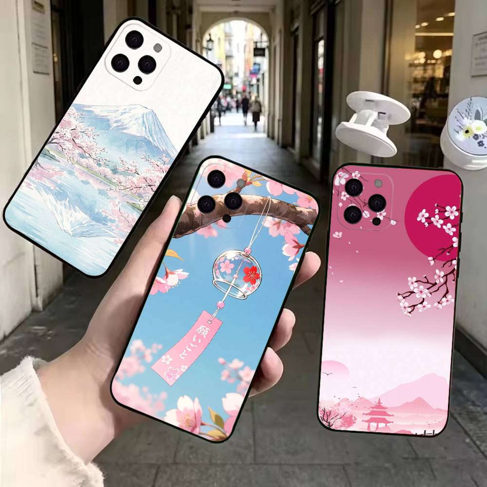 Street Fashion Tokyo - Coque de téléphone souple noire à