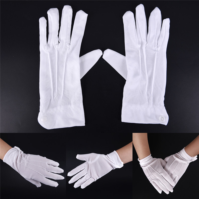 Street Fashion Gloves - 1 paire de gants formels blancs