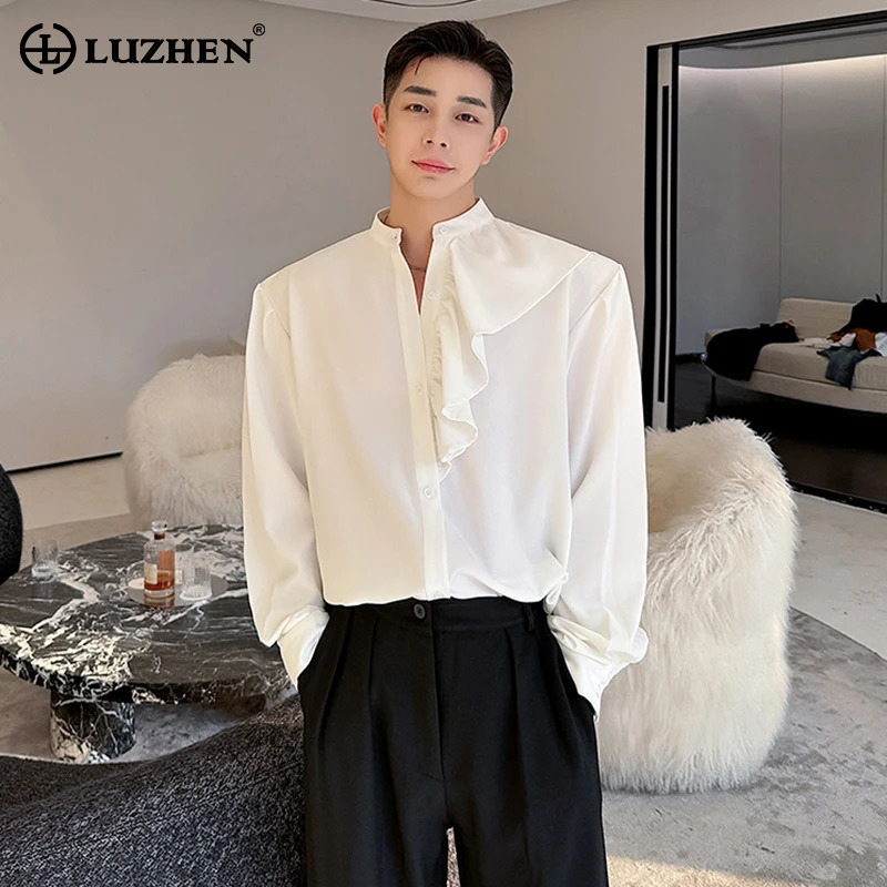 Street Fashion Reviews - LUZHEN Design Nouvelle Chemise Longue Tendance