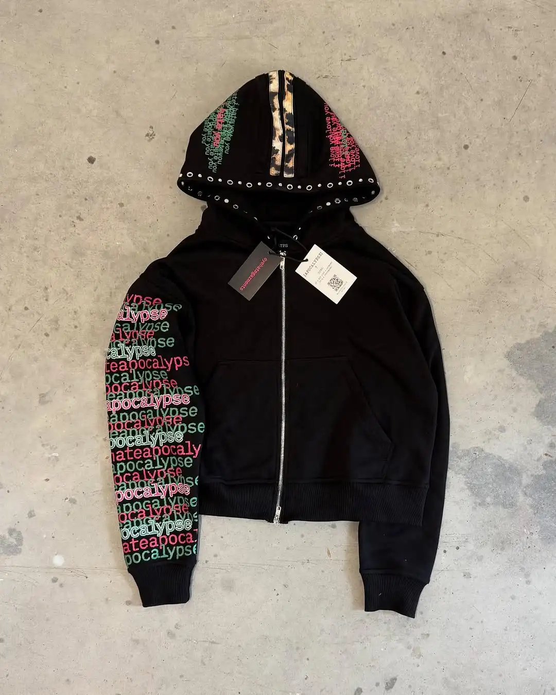 Street Fashion Zip Up Hoodie - Eyehategarment Street Fashion Sweat à capuche