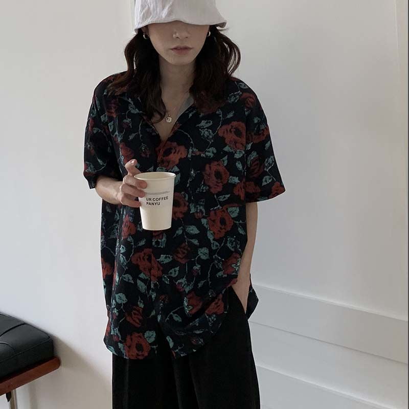 Street Fashion Hong Kong - Chemises d'été rétro pour femmes, mode