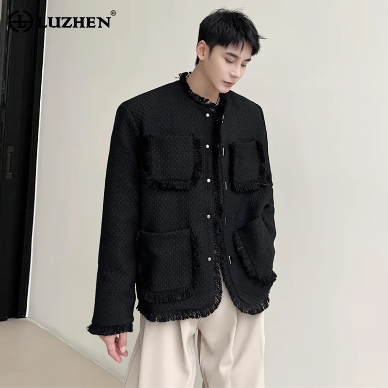 Street Fashion Reviews - LUZHEN poches originales élégant bavure Design