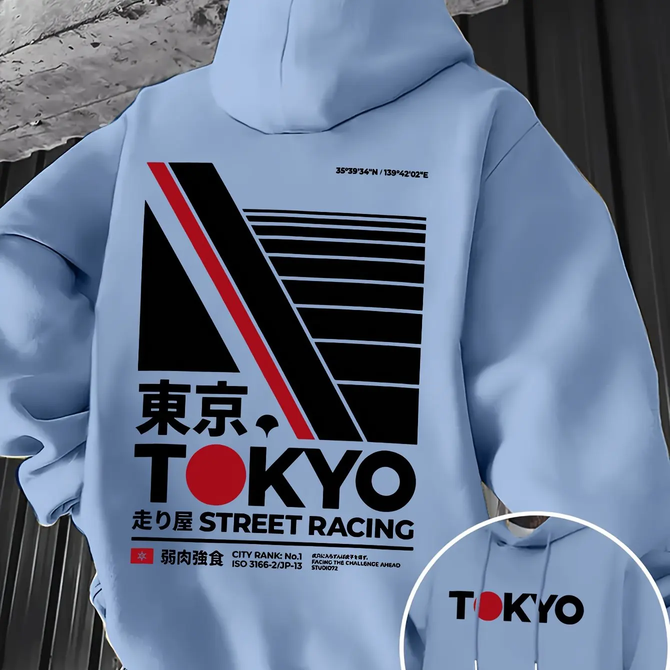Street Fashion Tokyo - Sweat à capuche rétro JDM Tokyo