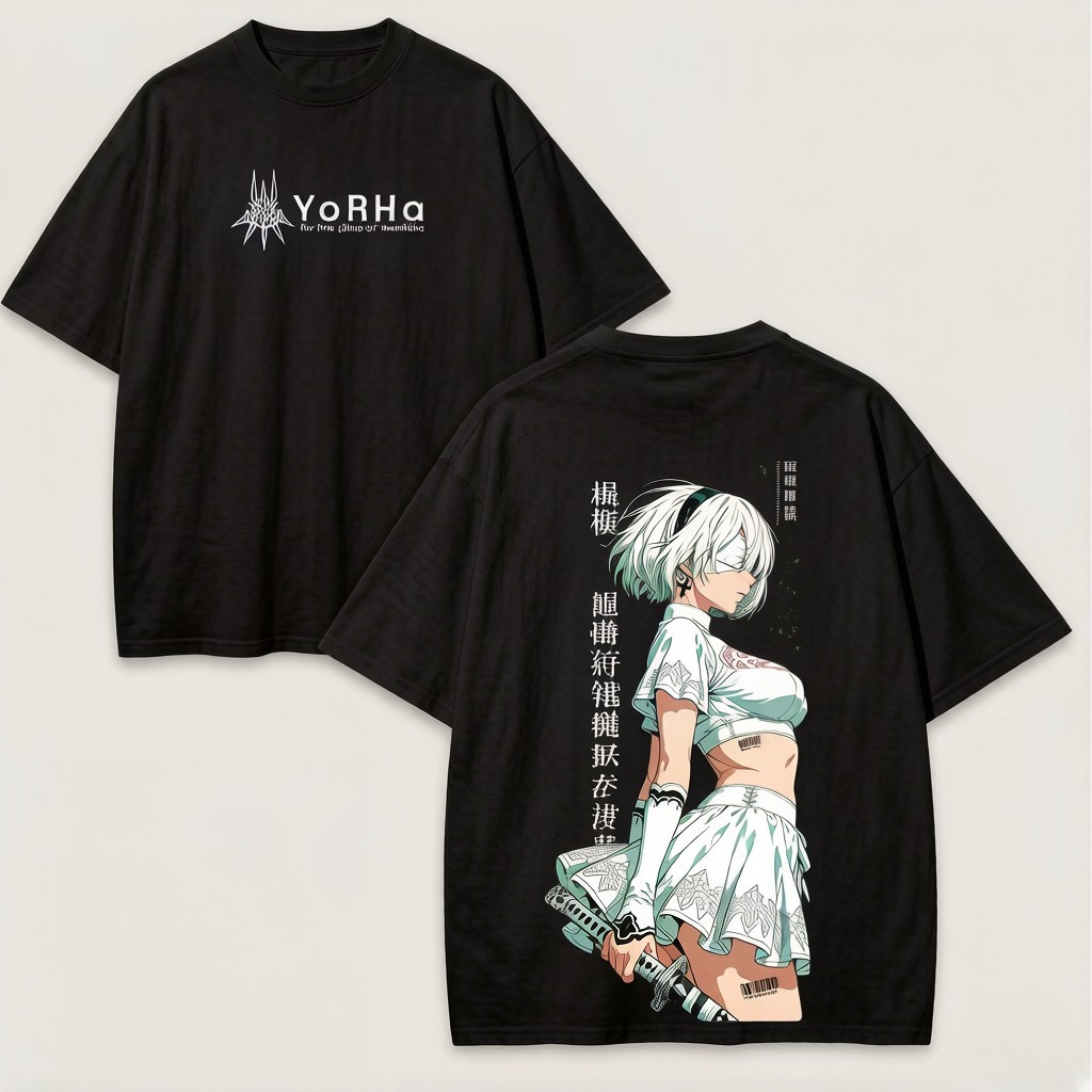 T-shirt surdimensionné NieR Au - Street Fashion Logo avis et prix
