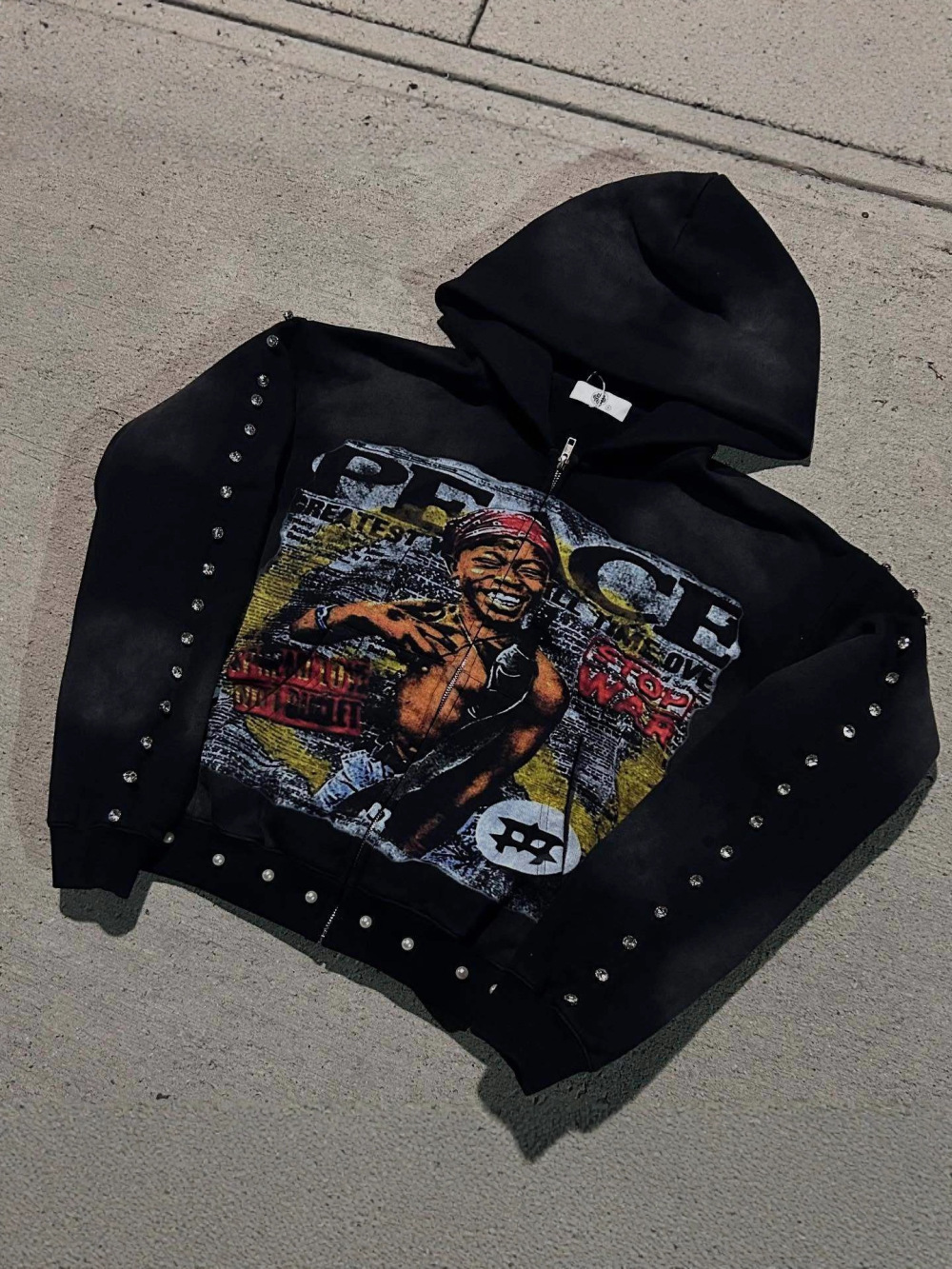 Nouveau sweat à capuche ample  - Street Fashion Zip Up Hoodie avis et prix