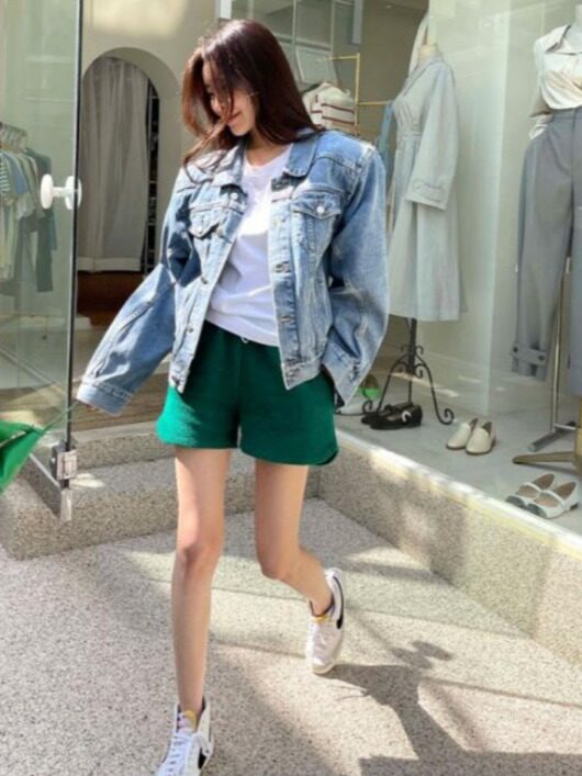 Veste en jean classique, intem - Street Fashion Hong Kong avis et prix