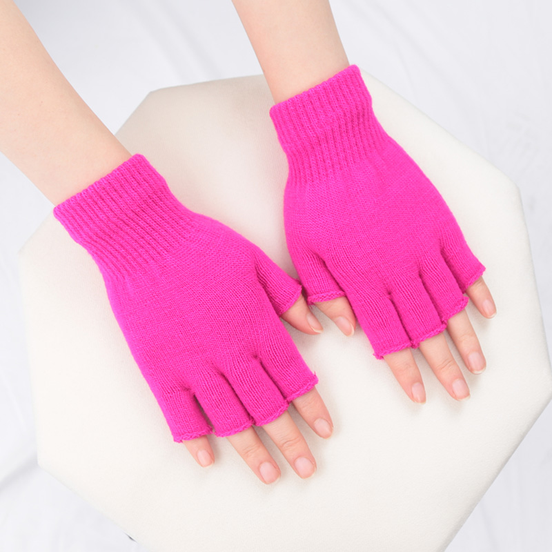Gants noirs unisexes demi-doig - Street Fashion Gloves avis et prix
