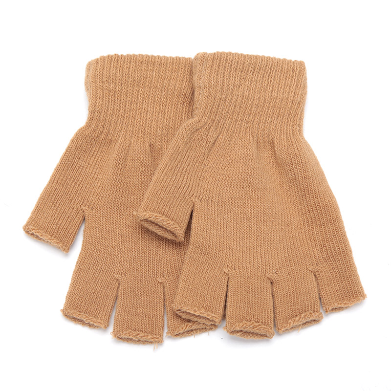 Gants noirs unisexes demi-doig - Street Fashion Gloves avis et prix