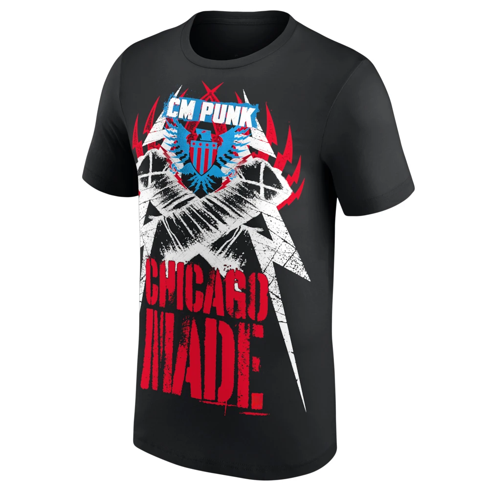 T-shirt pour homme CM Punk Chi - Street Fashion Chicago avis et prix