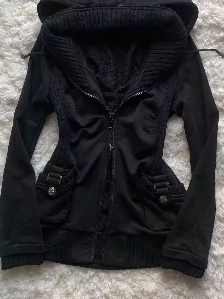 Sweat-shirt à capuche décontra - Street Fashion Zip Up Hoodie avis et prix