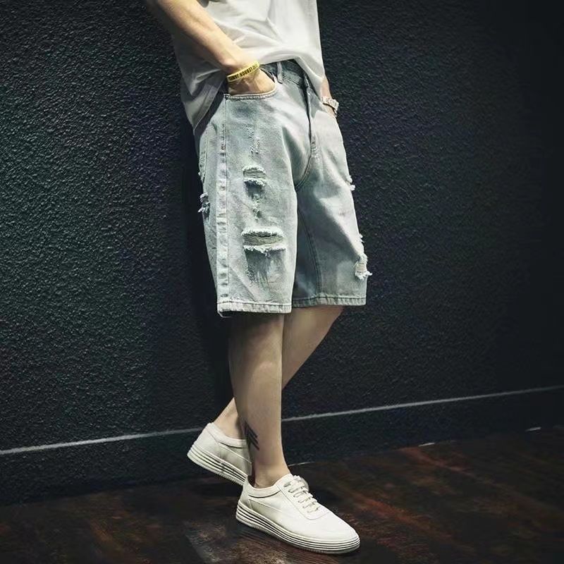 Shorts en jean déchirés pour h - Street Fashion Hong Kong avis et prix