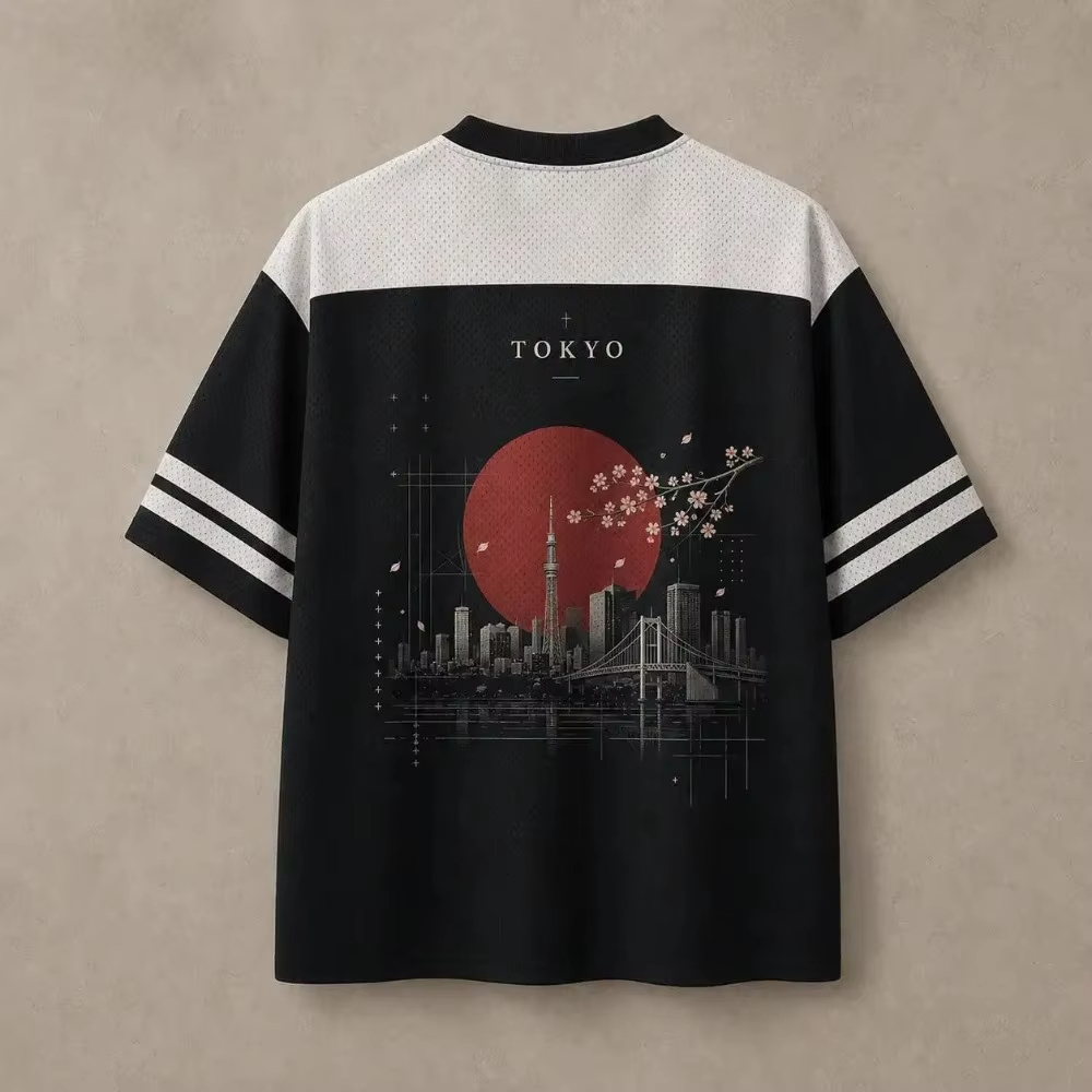 T-shirt col en v pour hommes,  - Street Fashion Tokyo avis et prix