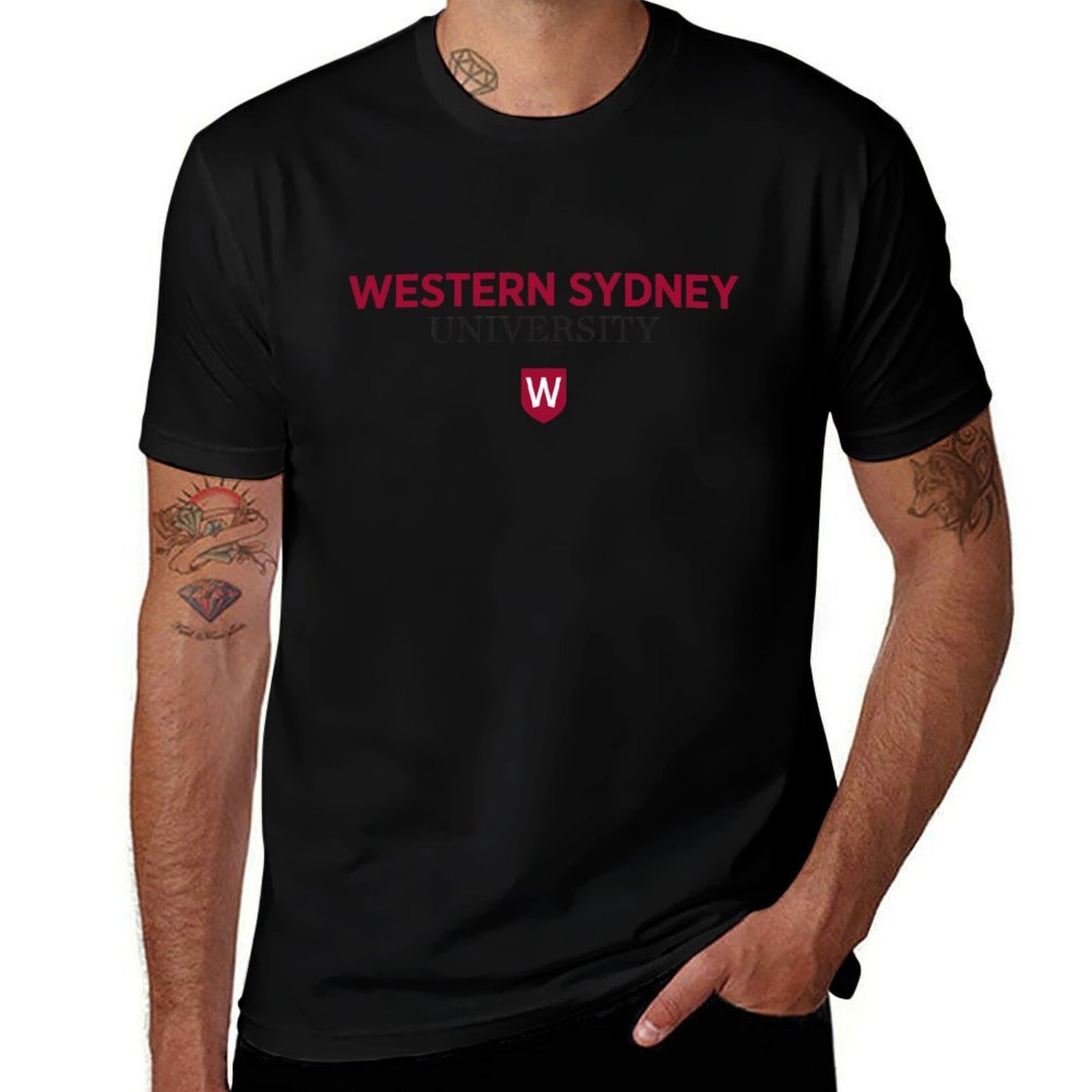 T-shirt de l'Université de Wes - Street Fashion Sydney avis et prix