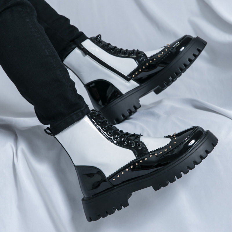 Bottes montantes à rivets pour - Parade Fashion Street avis et prix