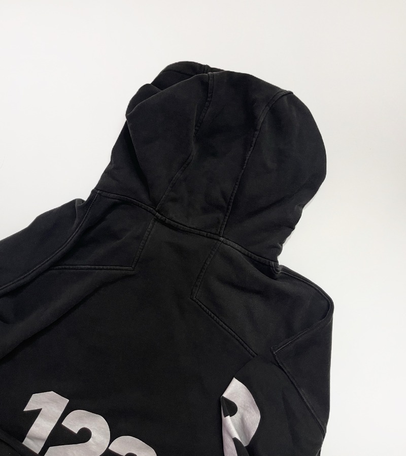 RRR-123 LOGO brodé Double ferm - Street Fashion Zip Up Hoodie avis et prix