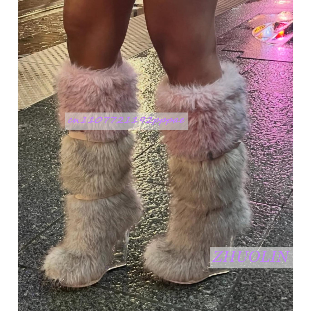 Bottes compensées transparente - Street Fashion Runway avis et prix