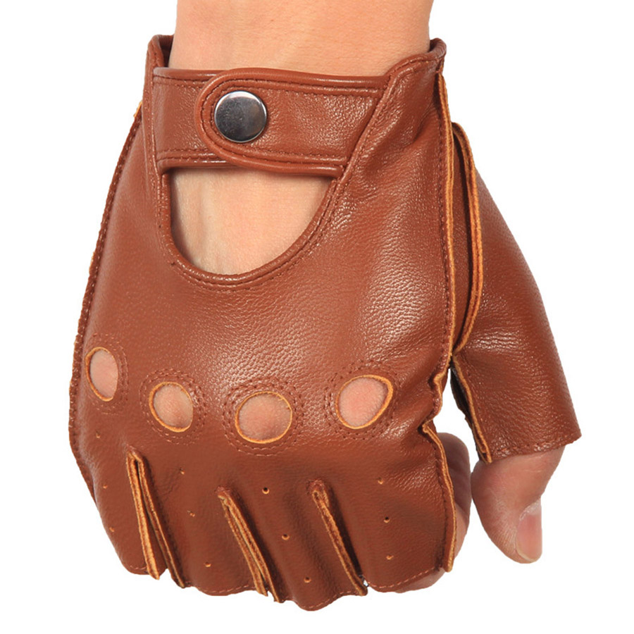 Gants demi-doigt pour hommes d - Street Fashion Gloves avis et prix