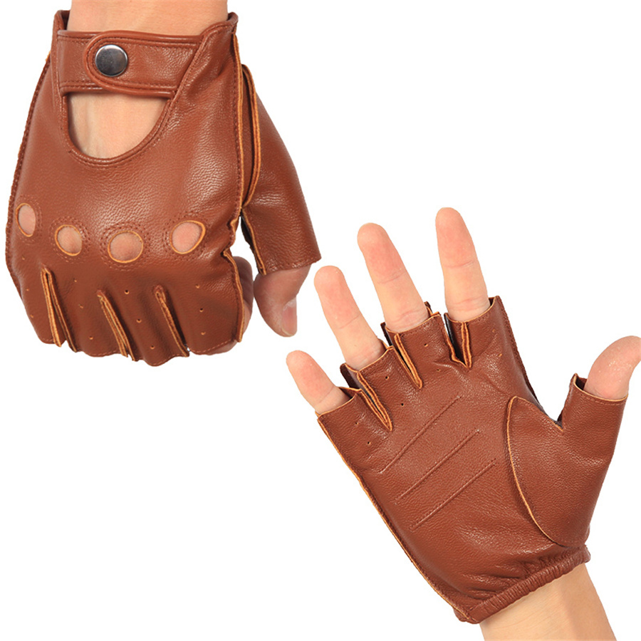 Gants demi-doigt pour hommes d - Street Fashion Gloves avis et prix
