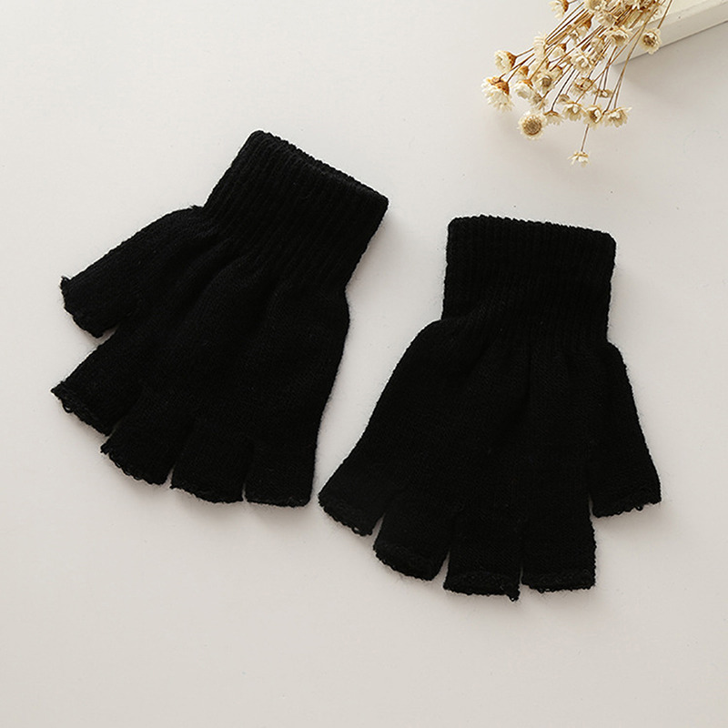 1 paire de gants unisexes noir - Street Fashion Gloves avis et prix