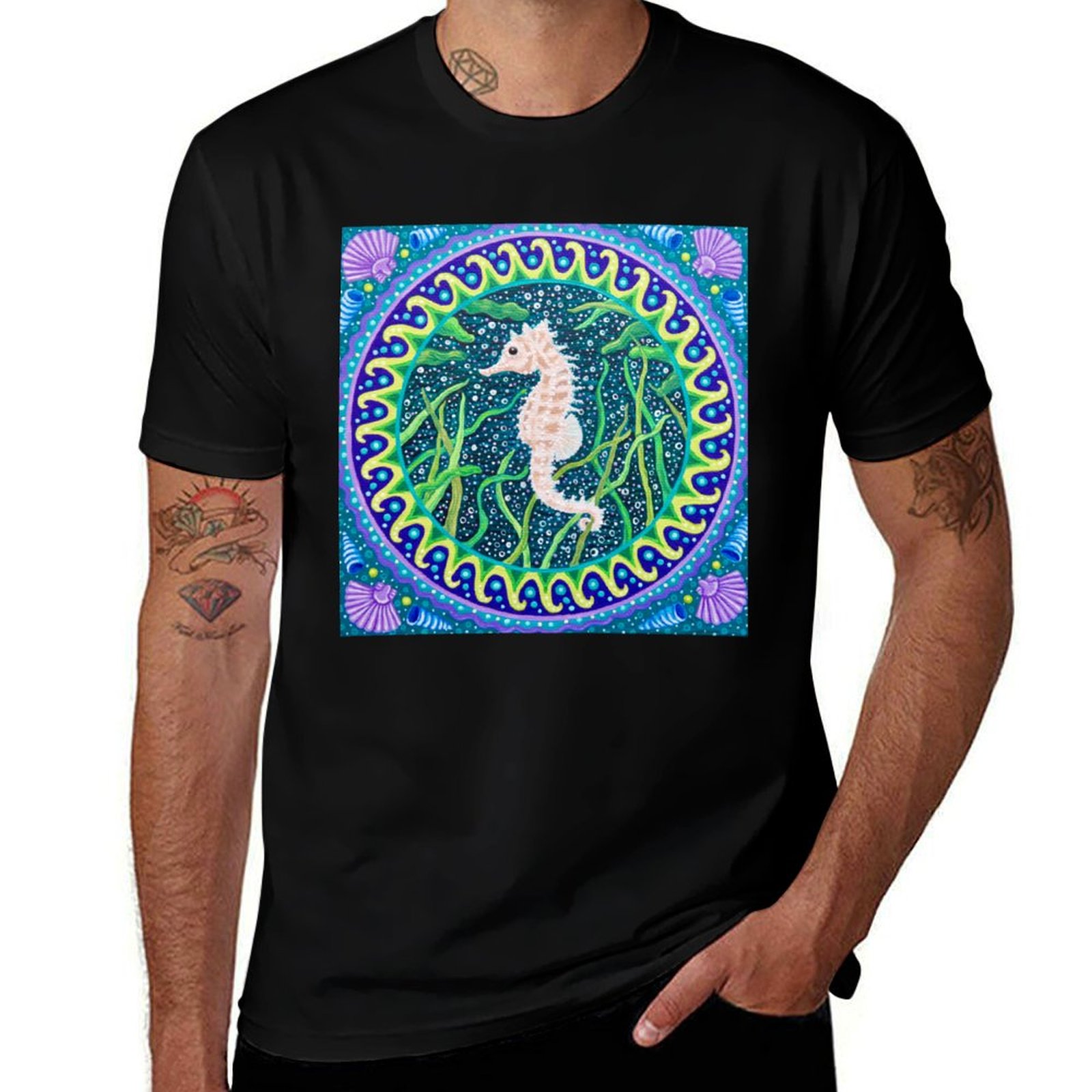 T-shirt Sydney Seahorse, style - Street Fashion Sydney avis et prix