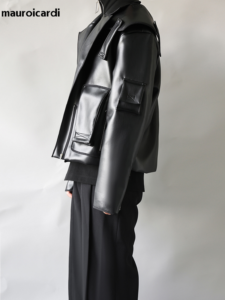 Mauroicardi-Veste en similicui - Street Fashion Runway avis et prix