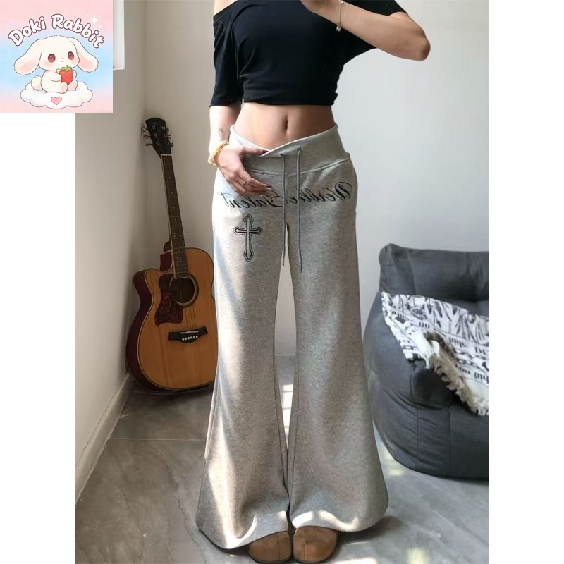 Pantalon évasé taille haute am - Korean Street Fashion Female avis et prix