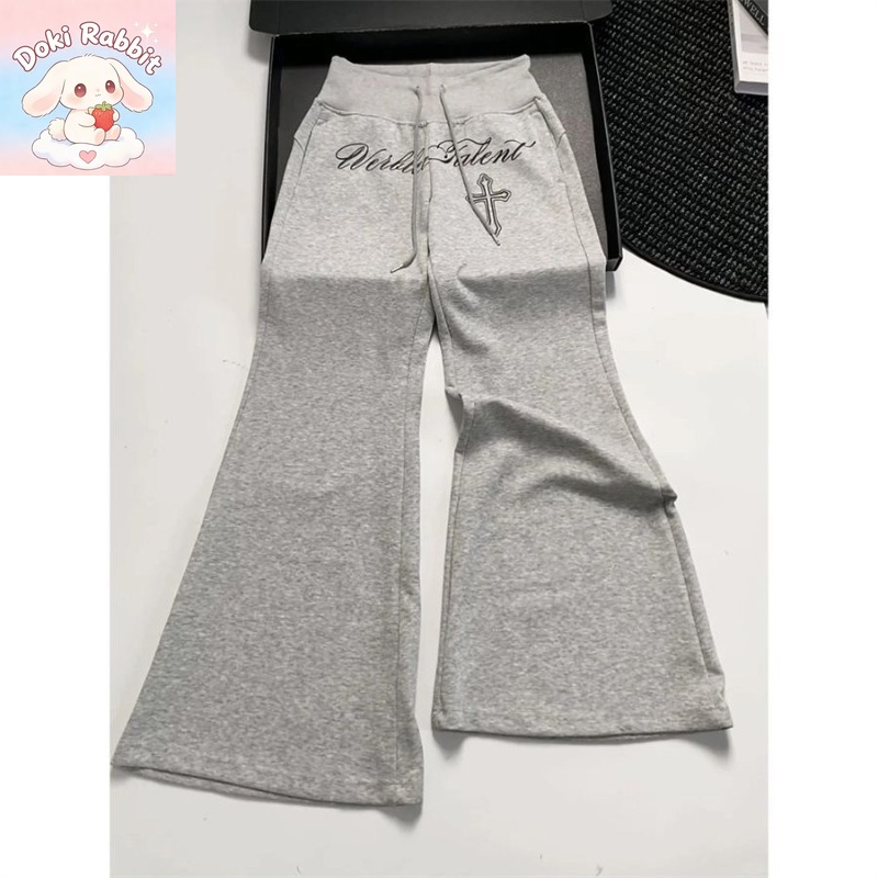 Pantalon évasé taille haute am - Korean Street Fashion Female avis et prix