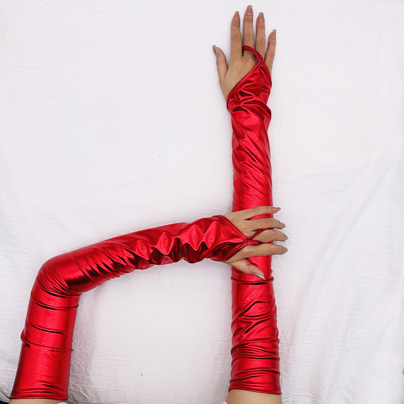 Gants longs en cuir laqué pour - Street Fashion Gloves avis et prix