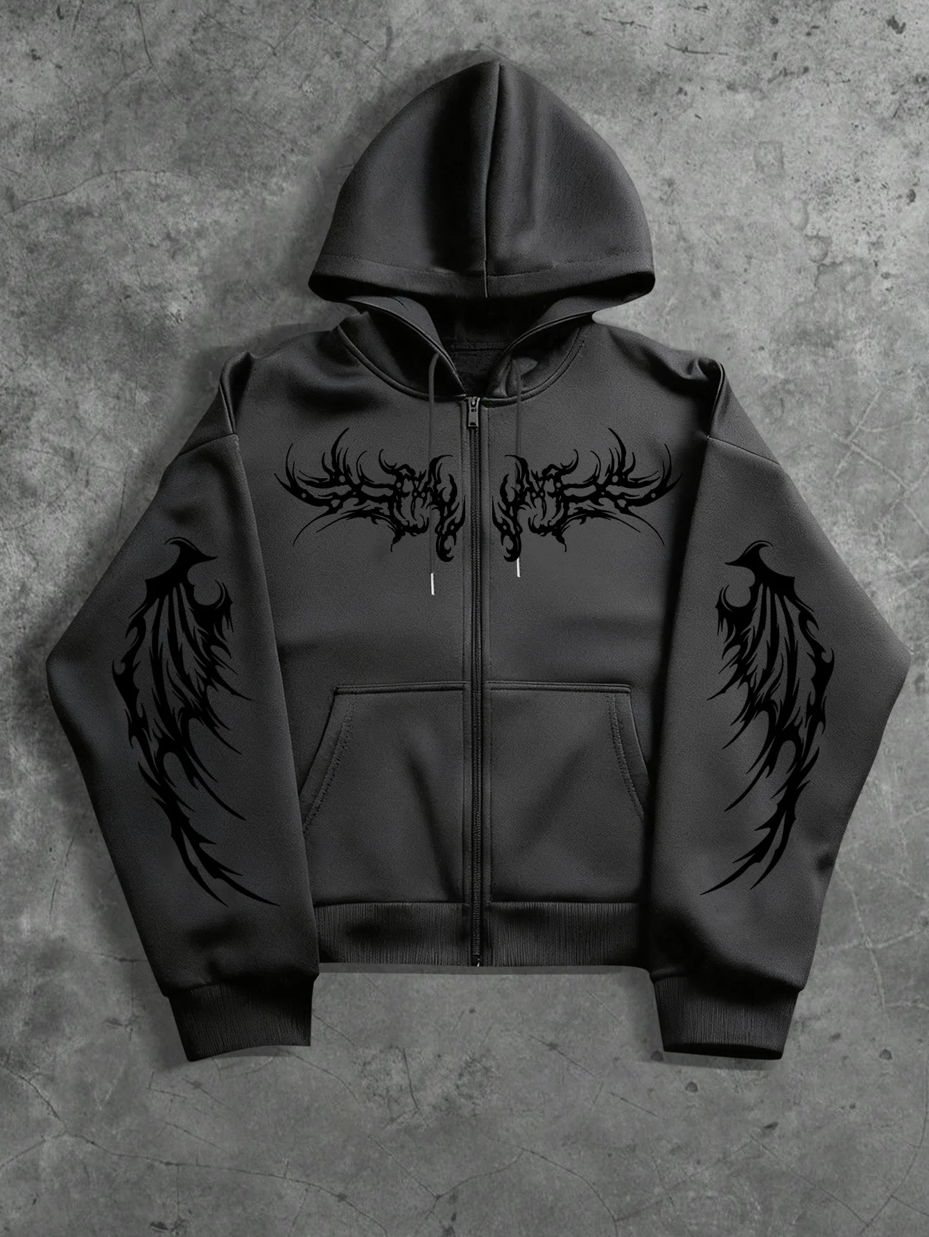 Sweat à capuche zippé pour hom - Street Fashion Zip Up Hoodie avis et prix