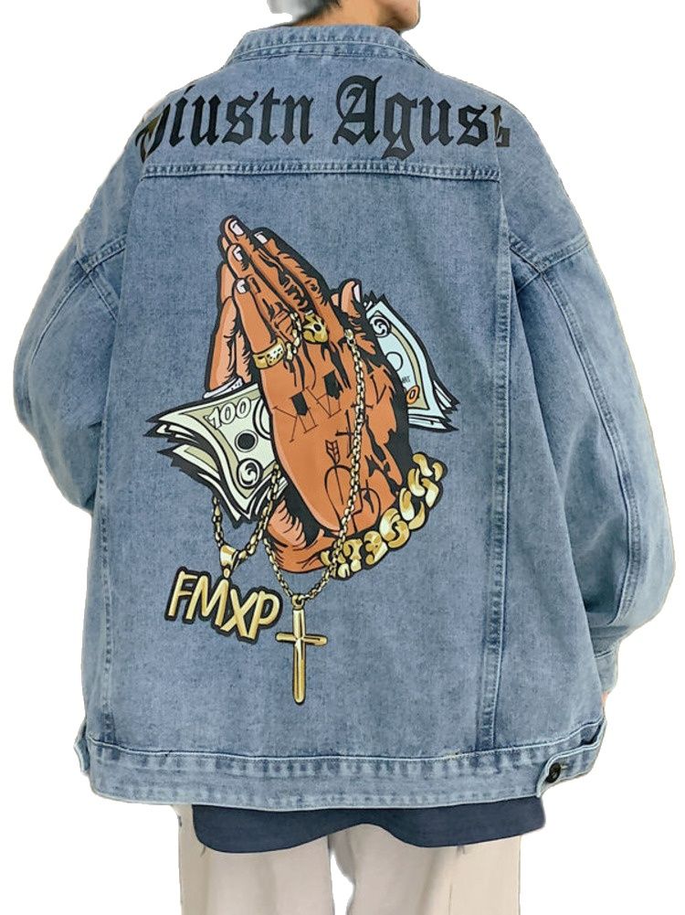 Veste en jean Chic Hip Hop Wes - Street Fashion Hong Kong avis et prix