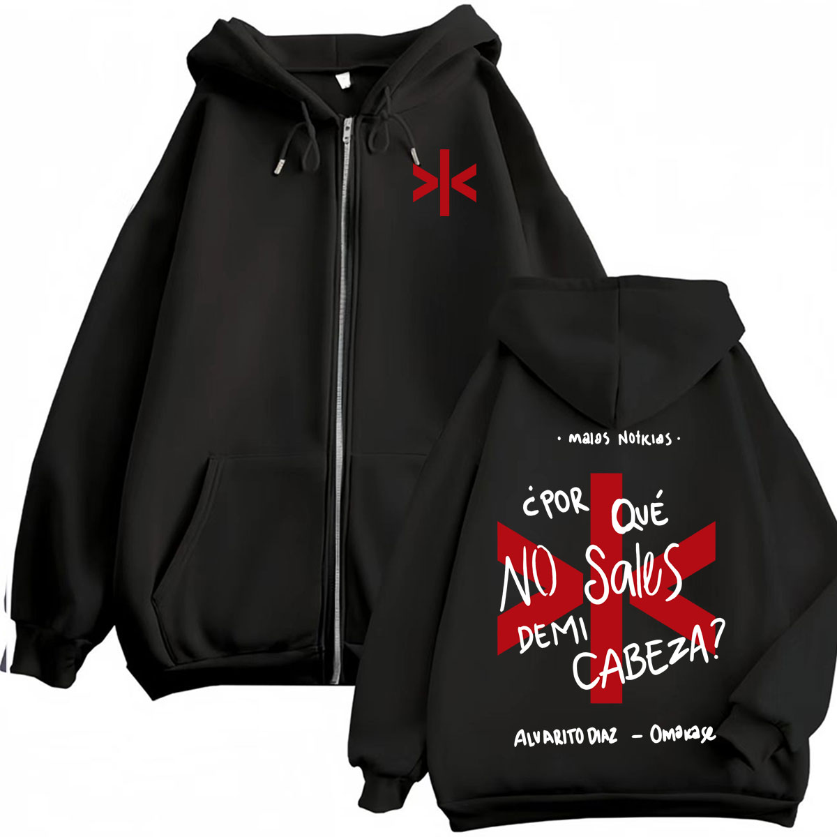 Sweat-shirt à capuche zippé Al - Street Fashion Zip Up Hoodie avis et prix