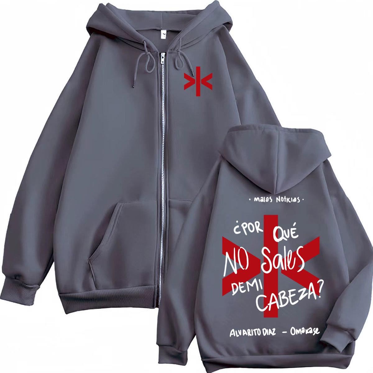 Sweat-shirt à capuche zippé Al - Street Fashion Zip Up Hoodie avis et prix