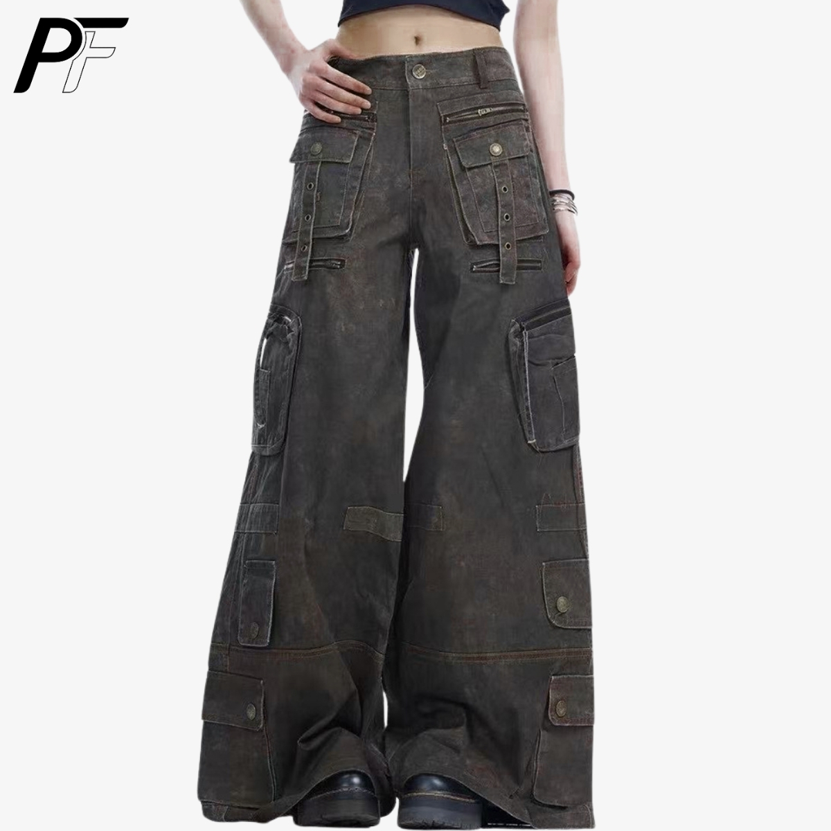Pantalon cargo ample Grunge Te - Cargo Pant Wide avis et prix