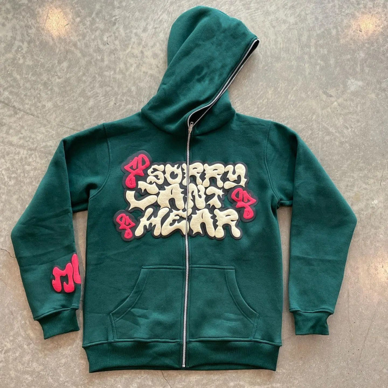 Sweat à capuche à fermeture éc - Street Fashion Zip Up Hoodie avis et prix