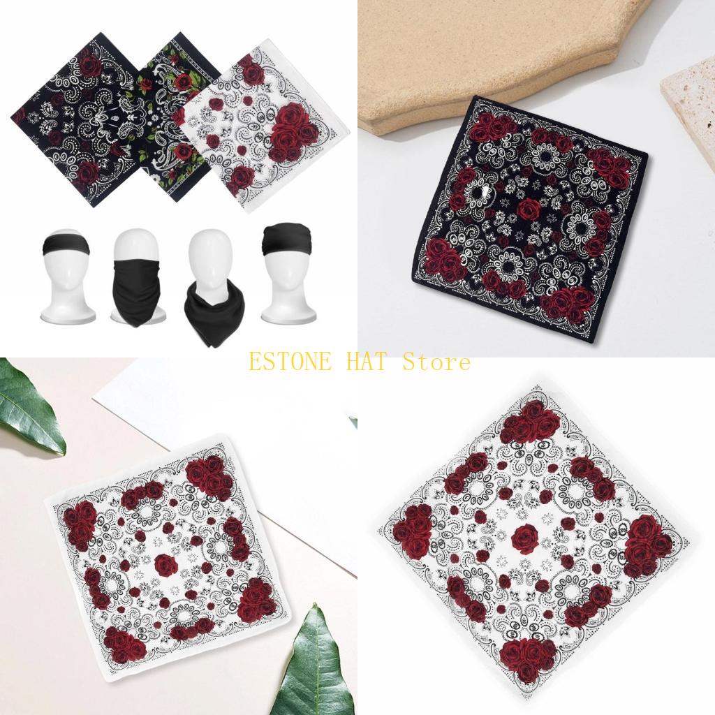 49MF – foulard Bandana Rose 21 - Street Fashion Photo avis et prix