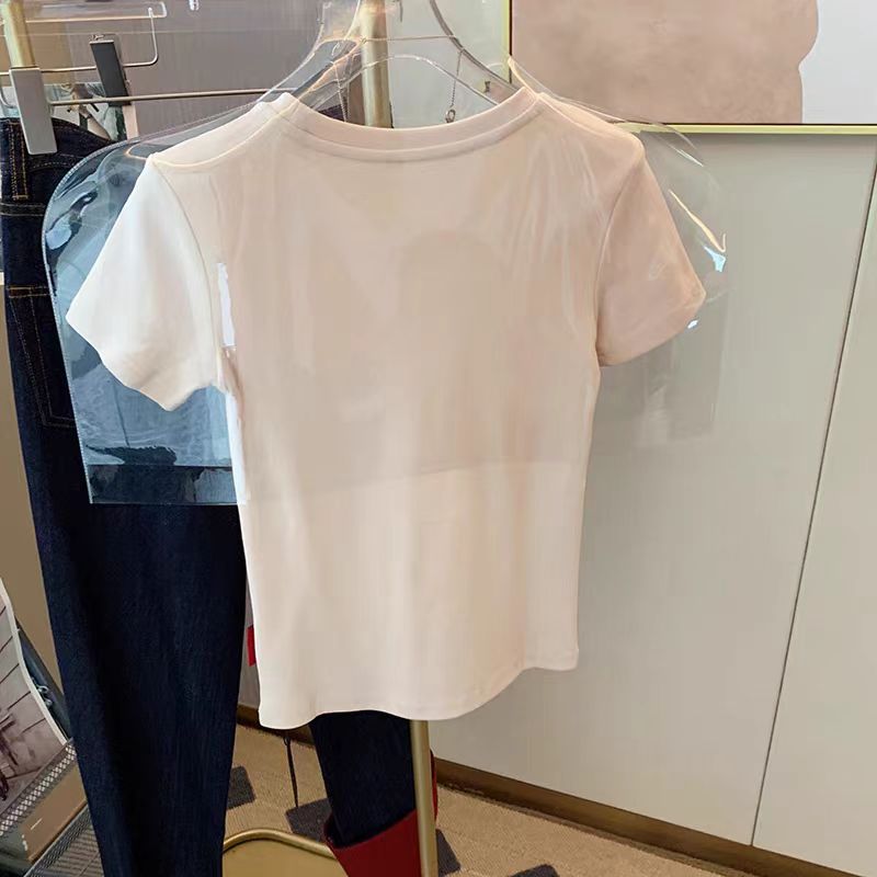 Nouveau T-shirt coréen d'été p - Korean Street Fashion Female avis et prix