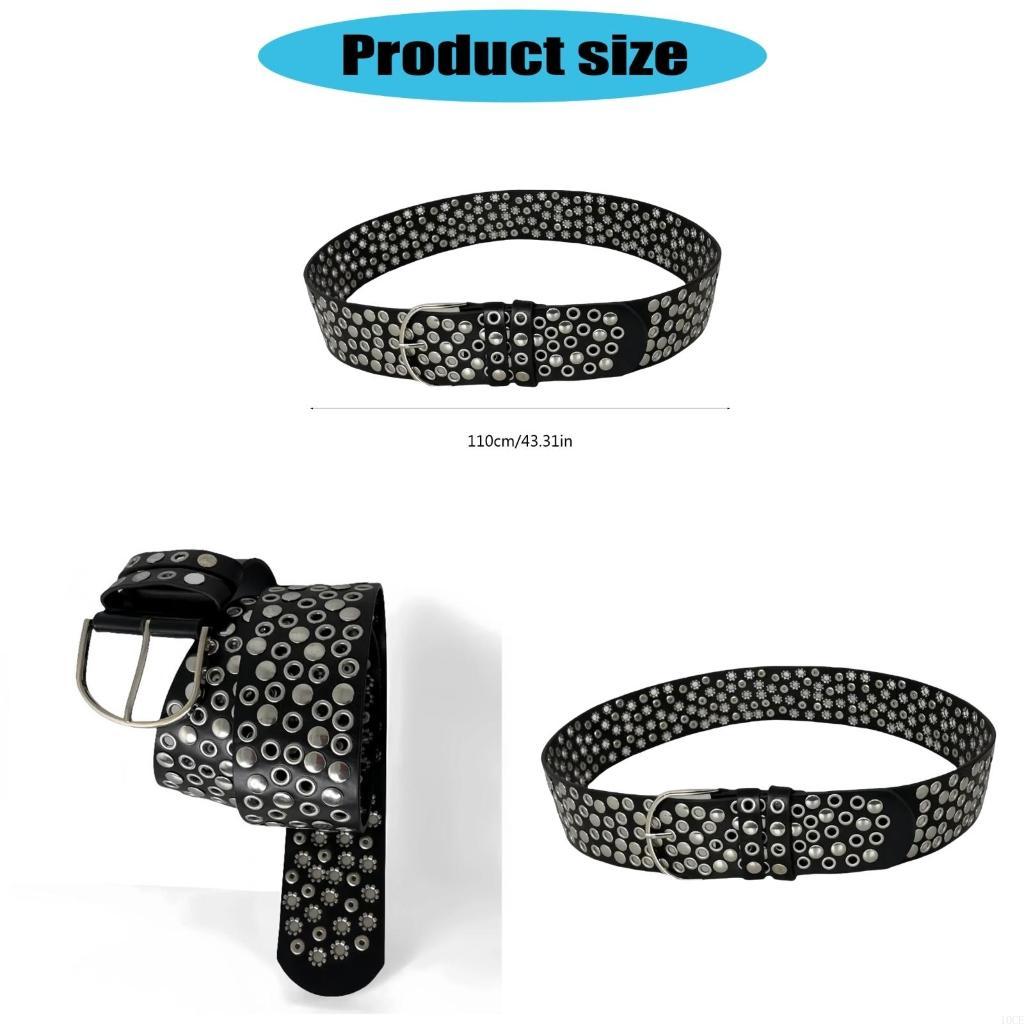 Ceinture cloutée à rivet punk  - Street Fashion Reference avis et prix