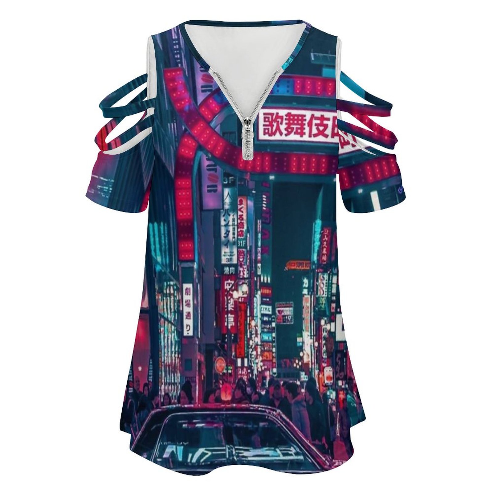 TakStreet-T-shirt à manches co - Street Fashion Tokyo avis et prix