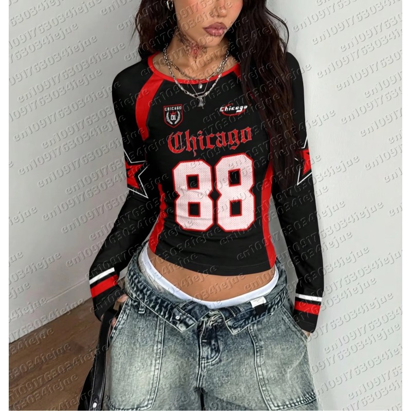 T-shirt confortable à manches  - Street Fashion Chicago avis et prix