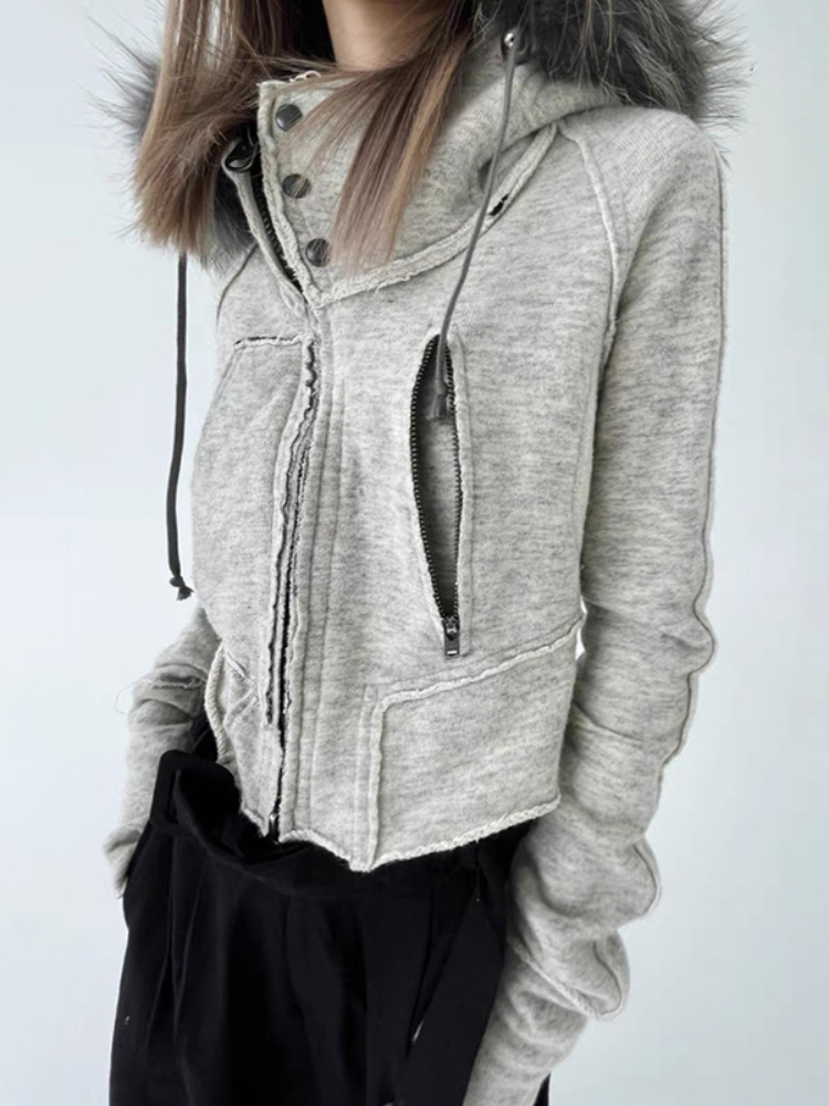 Sweats à capuche zippés vintag - Street Fashion Zip Up Hoodie avis et prix