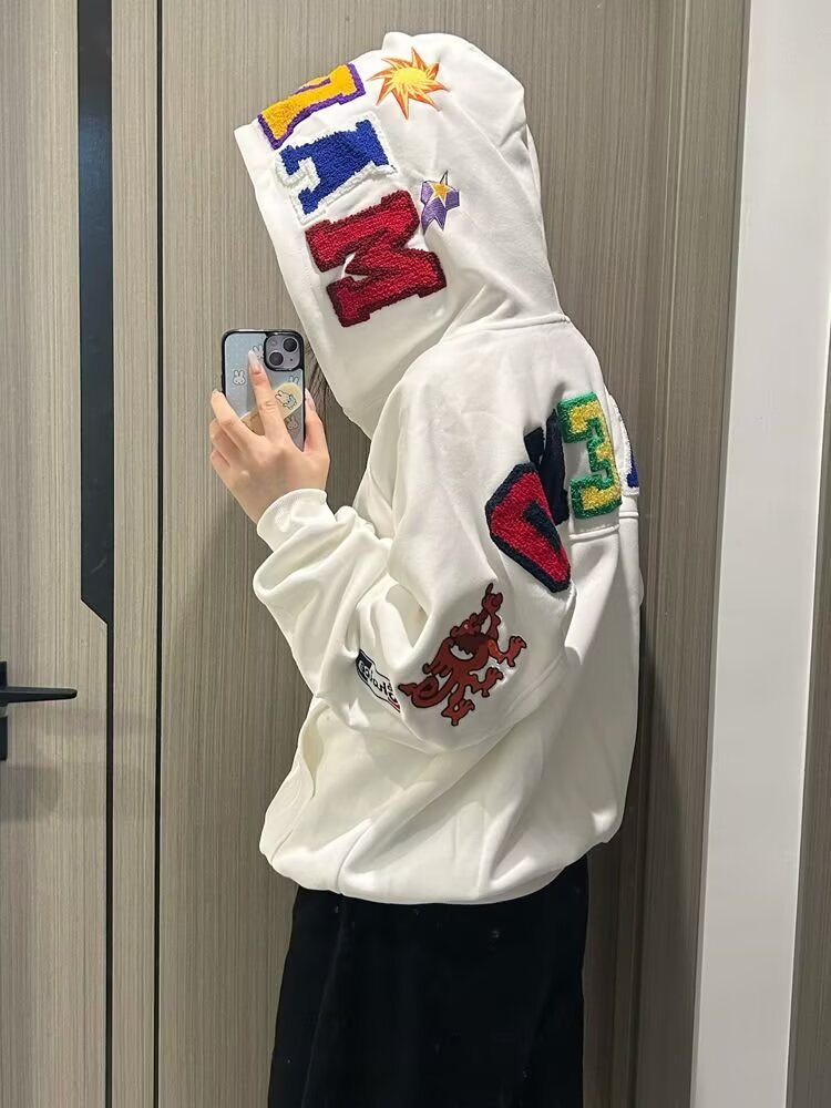 Sweat à capuche zippé rétro am - Street Fashion Zip Up Hoodie avis et prix