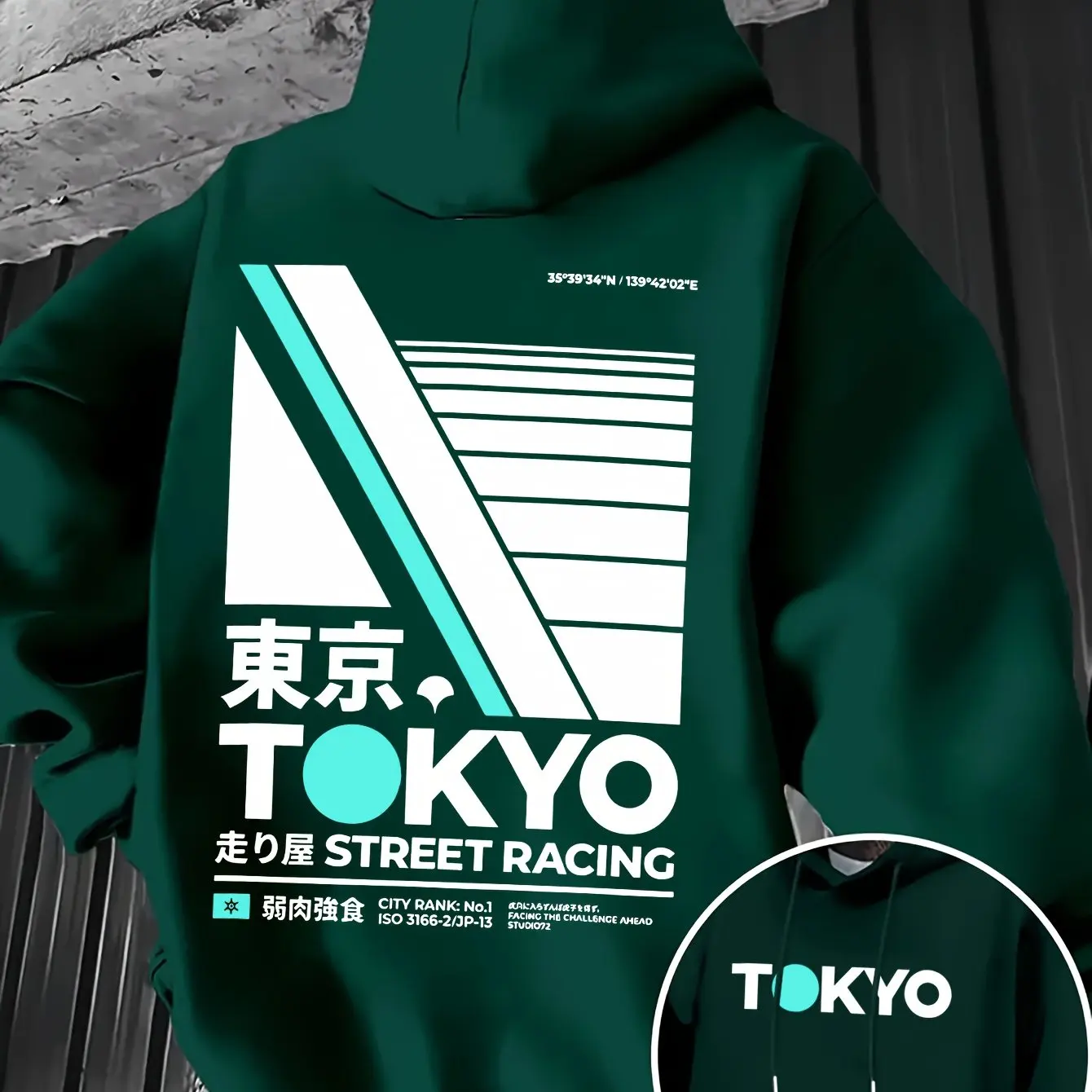 Sweat à capuche rétro JDM Toky - Street Fashion Tokyo avis et prix