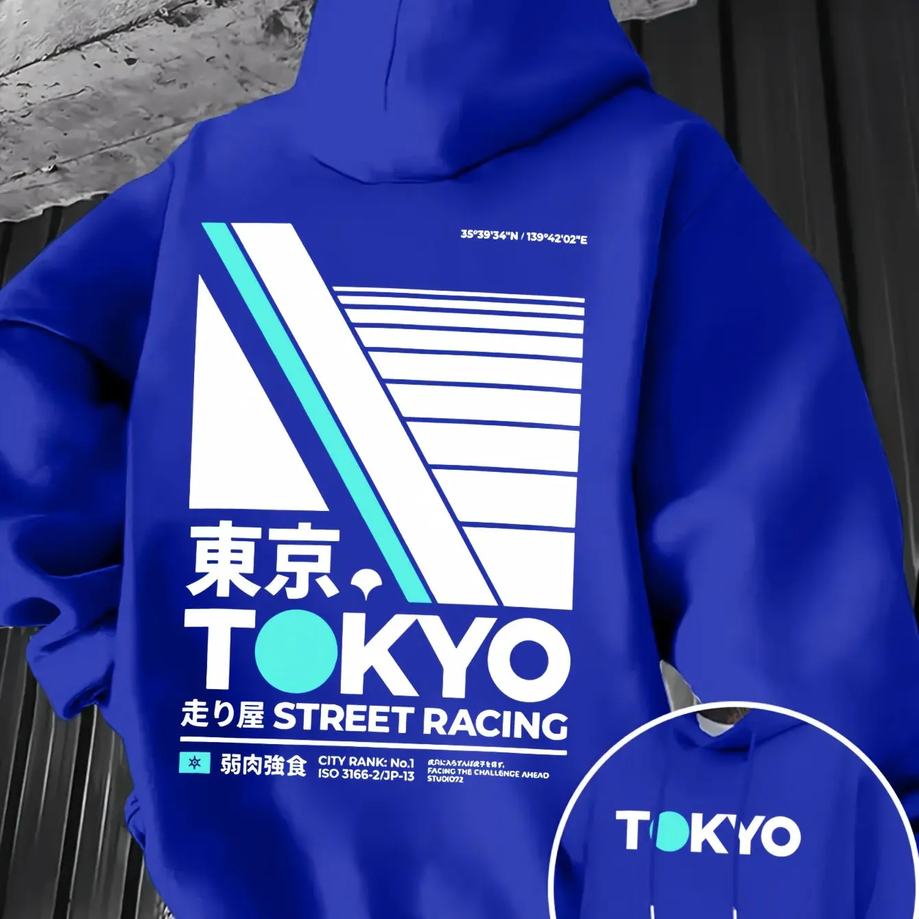 Sweat à capuche rétro JDM Toky - Street Fashion Tokyo avis et prix