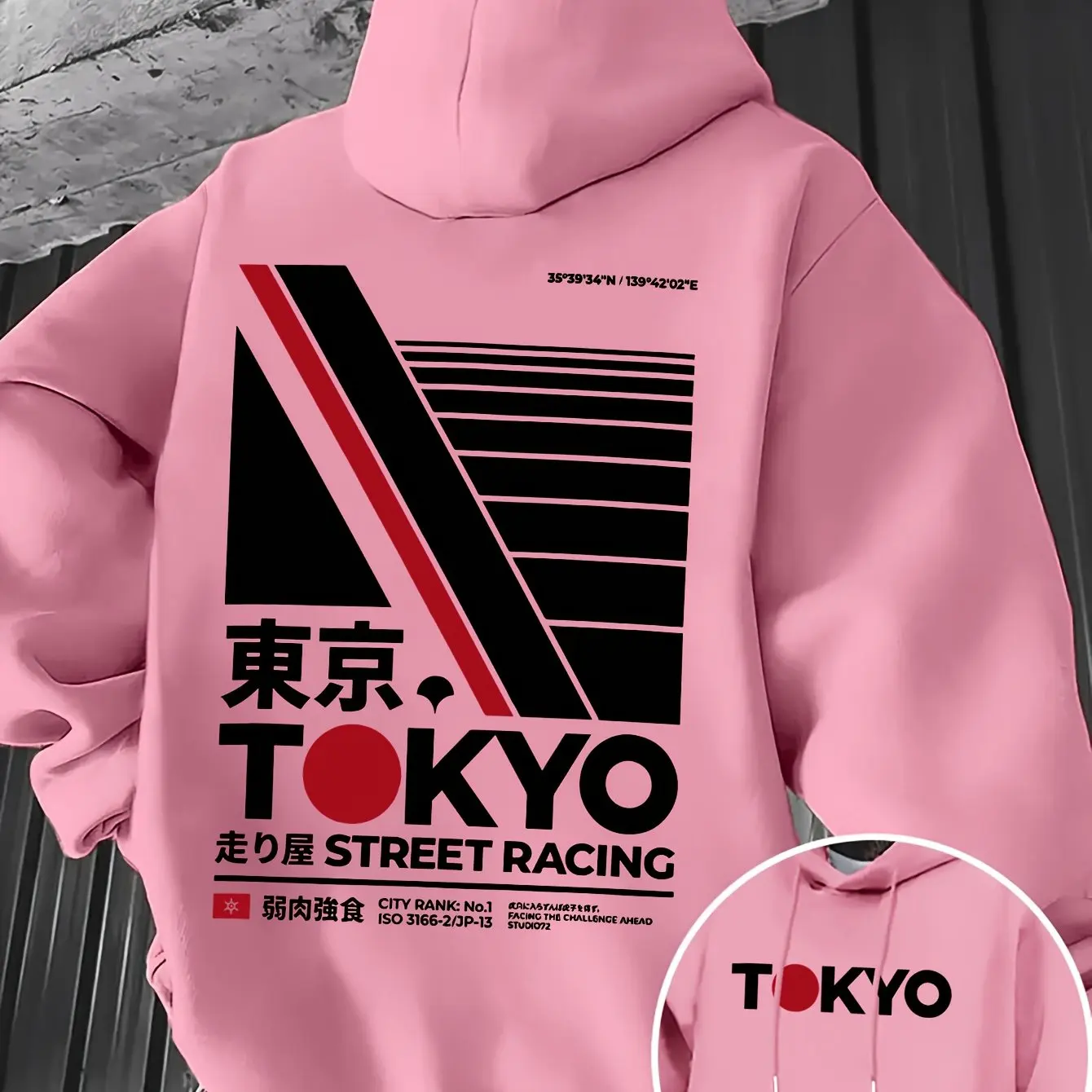 Sweat à capuche rétro JDM Toky - Street Fashion Tokyo avis et prix