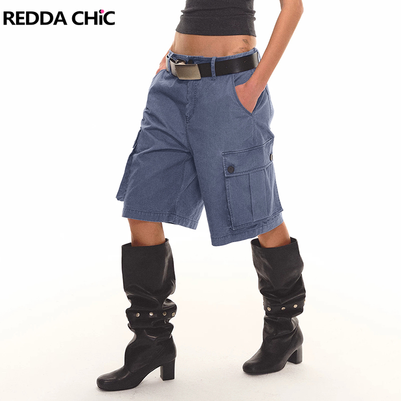REDDACHiC Short en jean cargo  - Cargo Pant Wide avis et prix