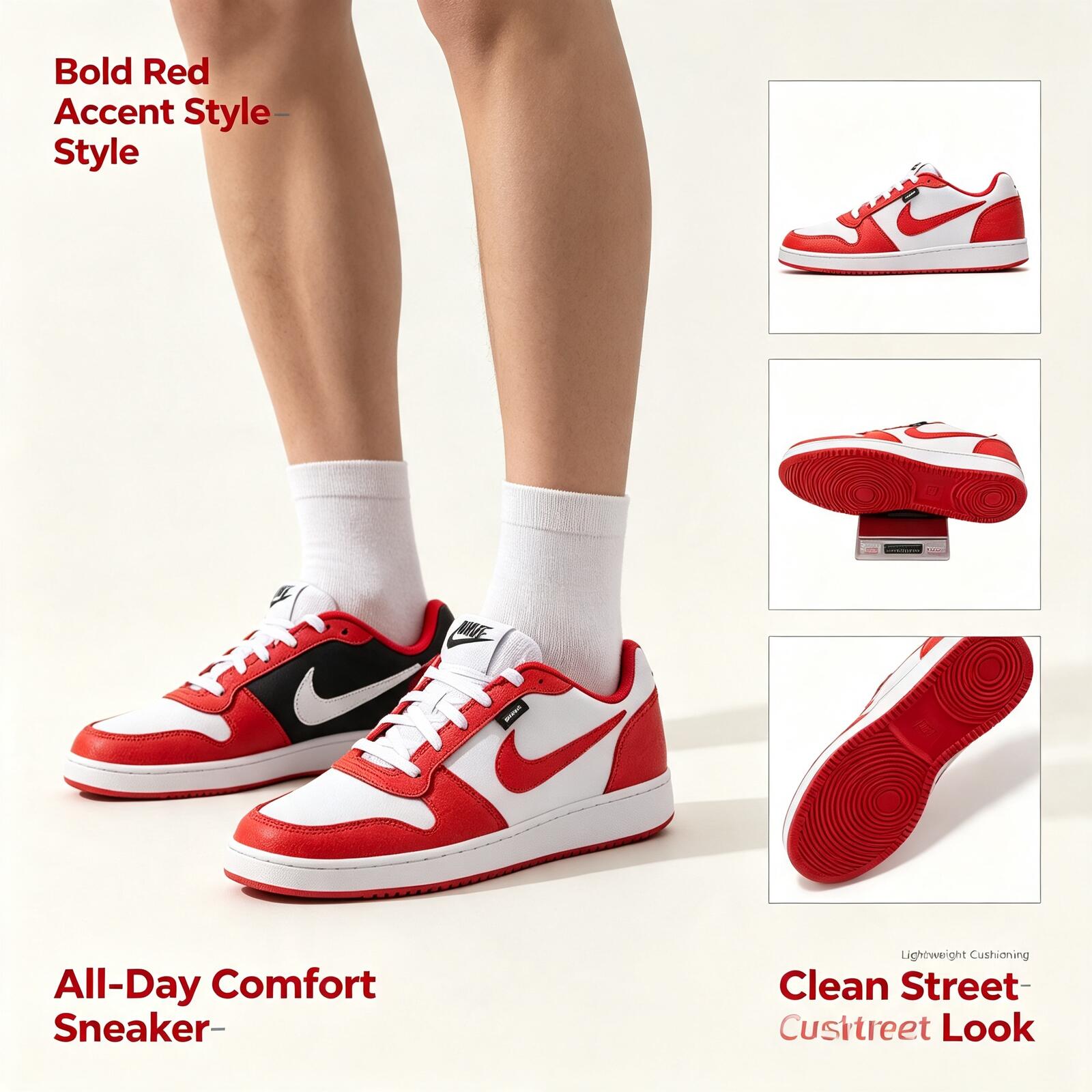 Chaussures basses Nike Ebernon - Street Fashion Hong Kong avis et prix