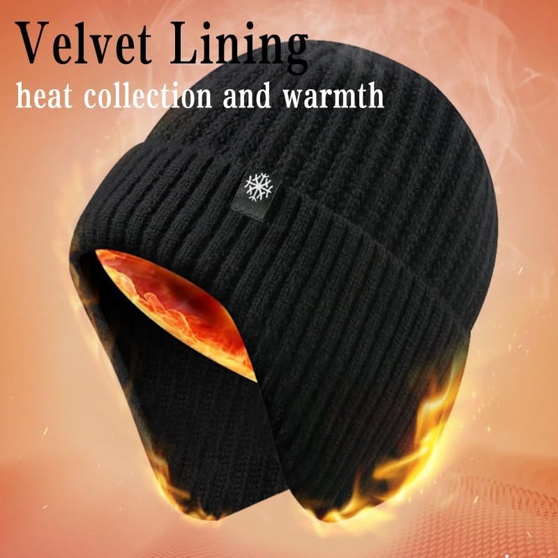 Casquette d'hiver tricotée pou - Street Fashion Gloves avis et prix